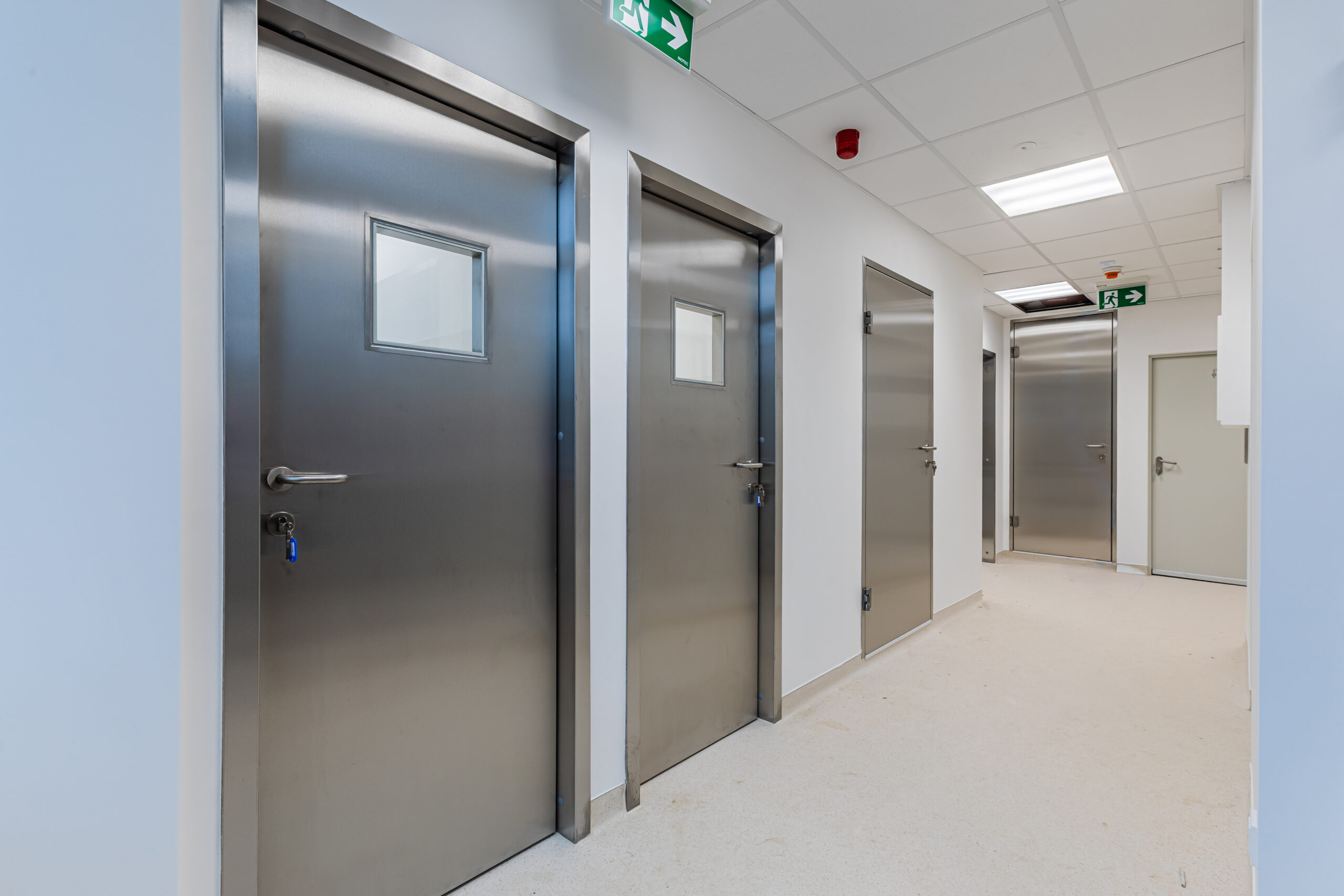 Rozsdamentes ipari ajtó Thermokor